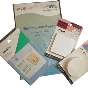 Cricut Sublimation Paper, Coasters, Mat Bundle.